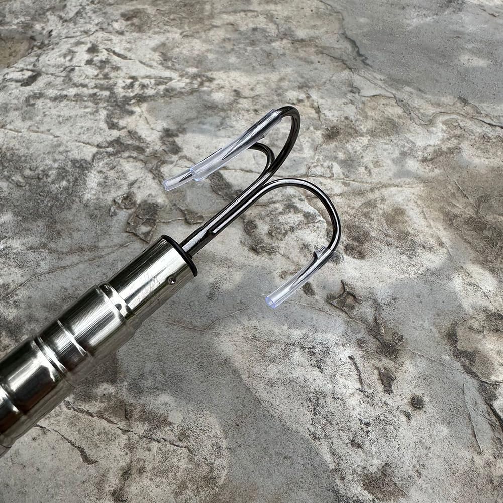 Perche Télescopique Gaffe Pour Pêche - Acier Inoxydable 304, Longueur 90 Cm - Capacité De Charge élevée - 3