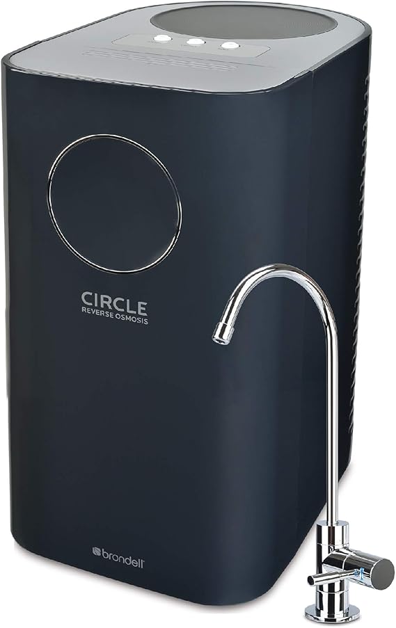 Brondell Circle Reverse Osmosis System, Under Sink, Black