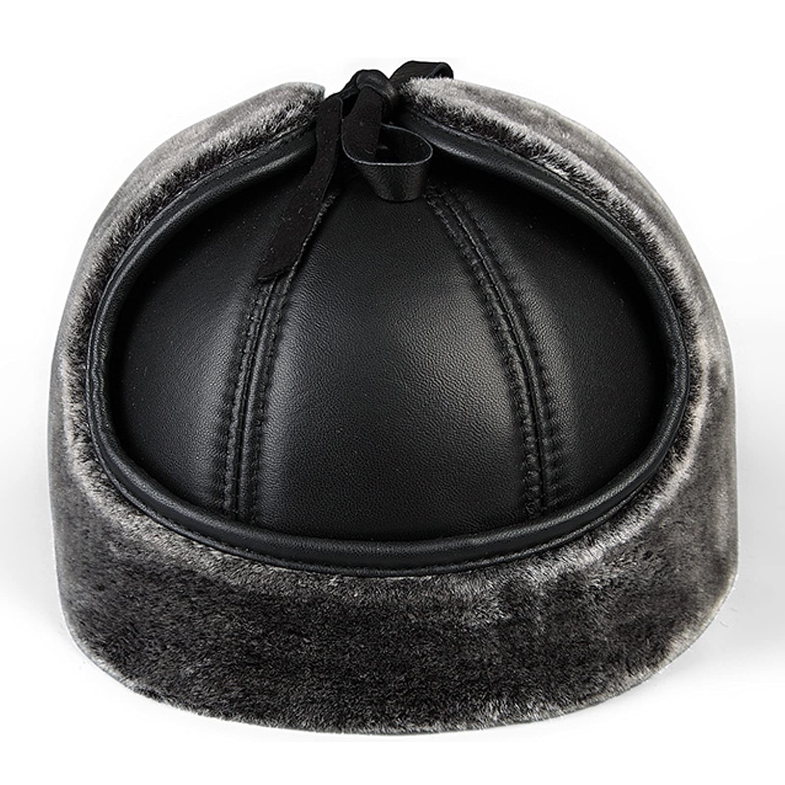G&F Inverno Cappello Baseball con Paraorecchie for Uomo Antivento Cappello Aviatore Pelle Ushanka Russo Cappello Bomber for Anziani