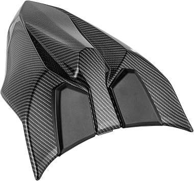 Motorcycle Rear Seat Cover Cowl for Ninja 650 Z650 2017-2025 2021 2022 2023 2024 Passenger Pillion Solo Fairing Tail Section, Carbon Fiber Look