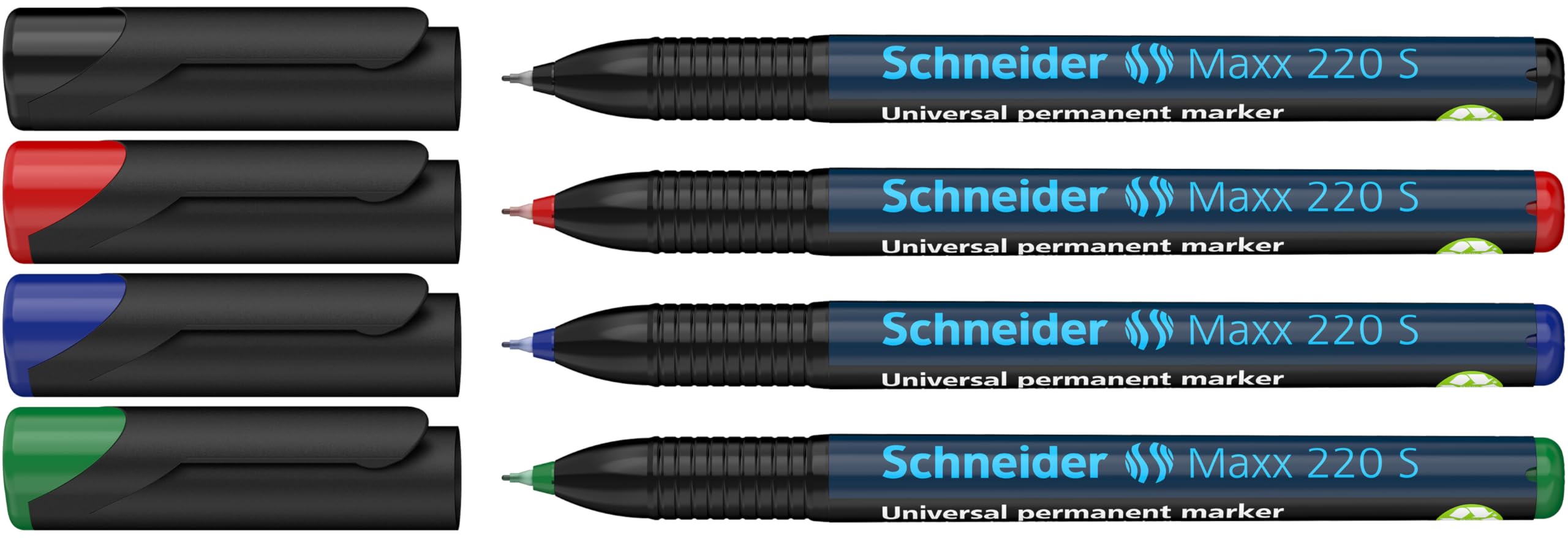 Schneider S 220 OHP - Juego de rotuladores permanentes (4 unidades), multicolor