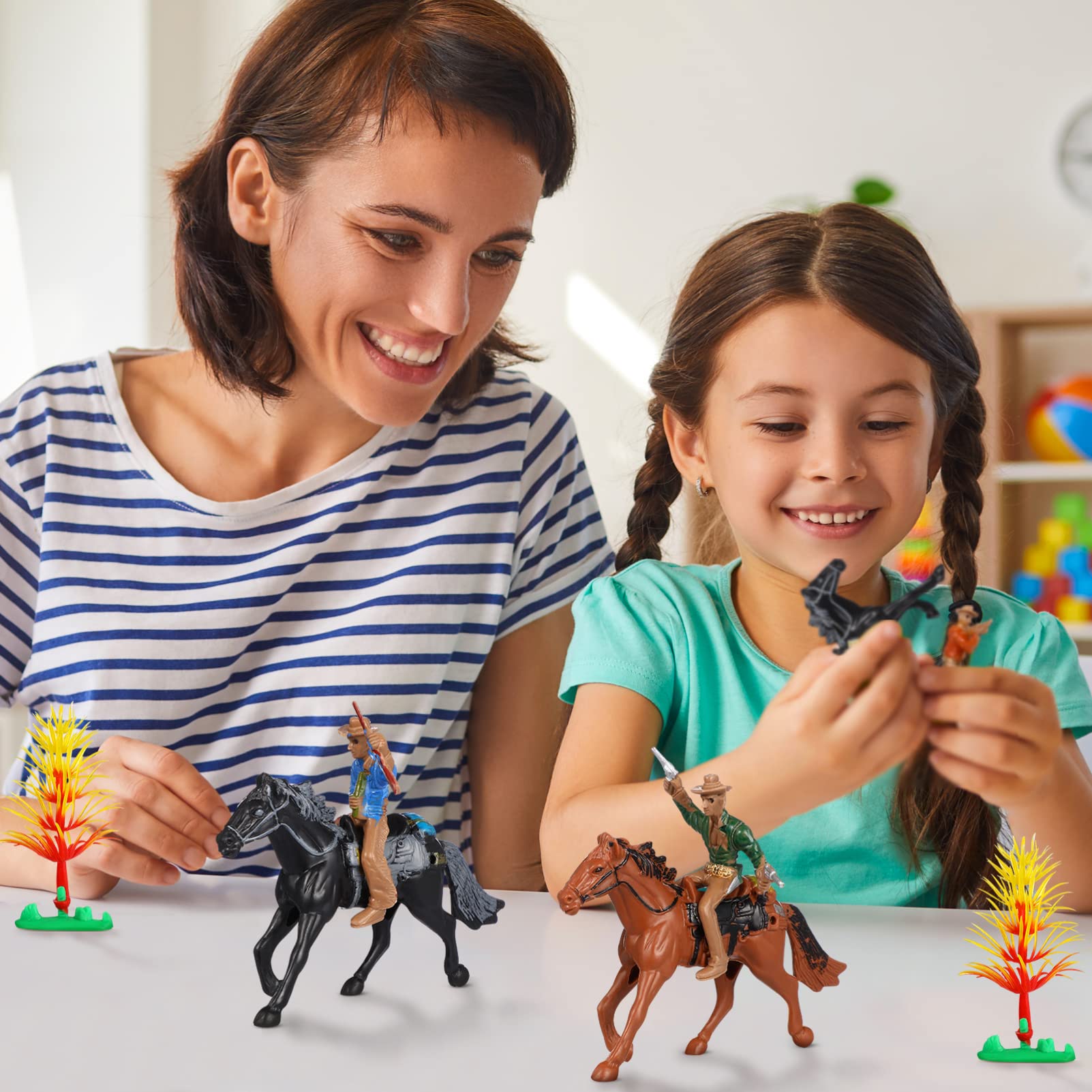 Toyvian Home Accessories Decor Cowboy Figure Toy, Figures Play Set, Pcs  American Figures Cowboys And Indians, Cowboy And Toys Playset House Games