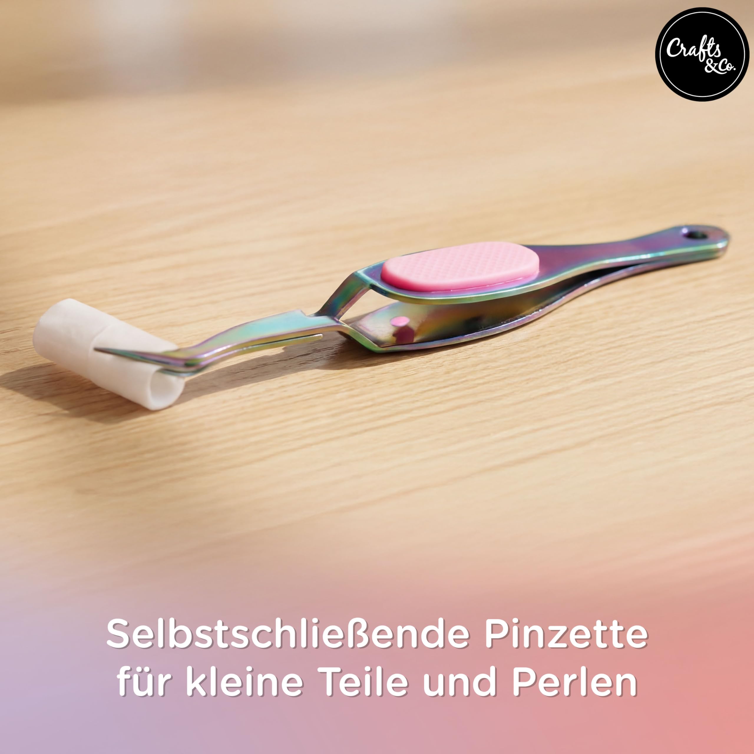 Crafts&Co® Modellbau Werkzeug Set | 17-teiliges Komplettes Set | Für Miniaturhäuser Bausatz | DIY Bastel Sets | Miniatur Zubehör