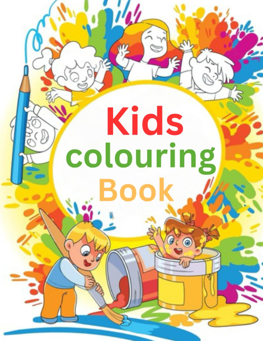 Jungle Friends Coloring Book for Kids Cute Jungle Animals Coloring Book