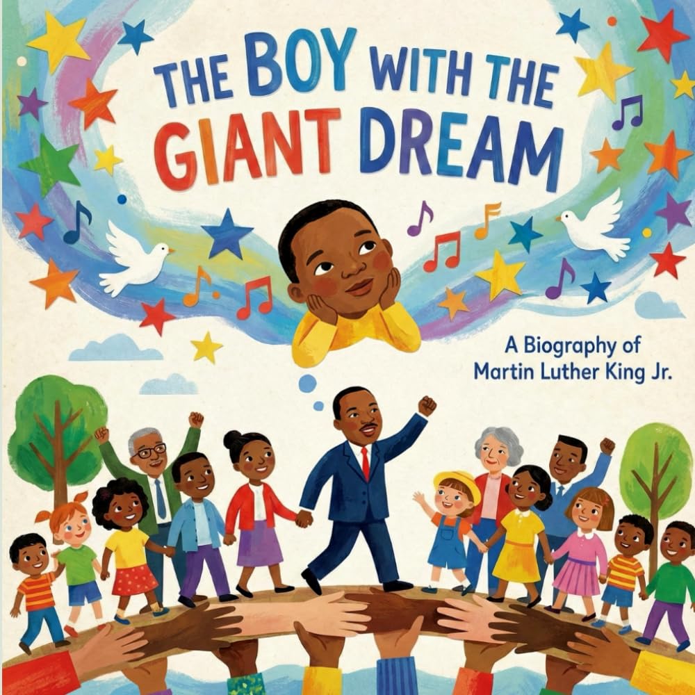 The Boy With The Giant Dream: Everyone Can Dream Big (A biography of Martin Luther King Jr): (Black History Biography Book For Kids)