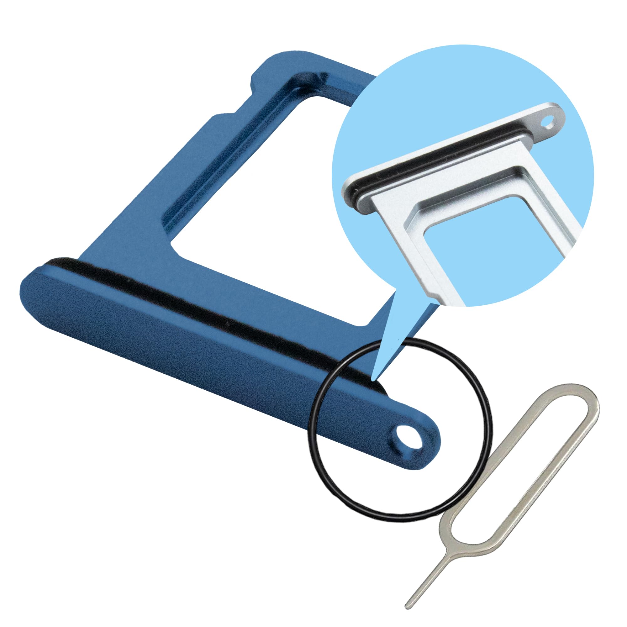 Support Carte SIM IPhone 13 - Remplacement Tiroir SIM - Noir - Avec Outil éjection Et Joint étanche