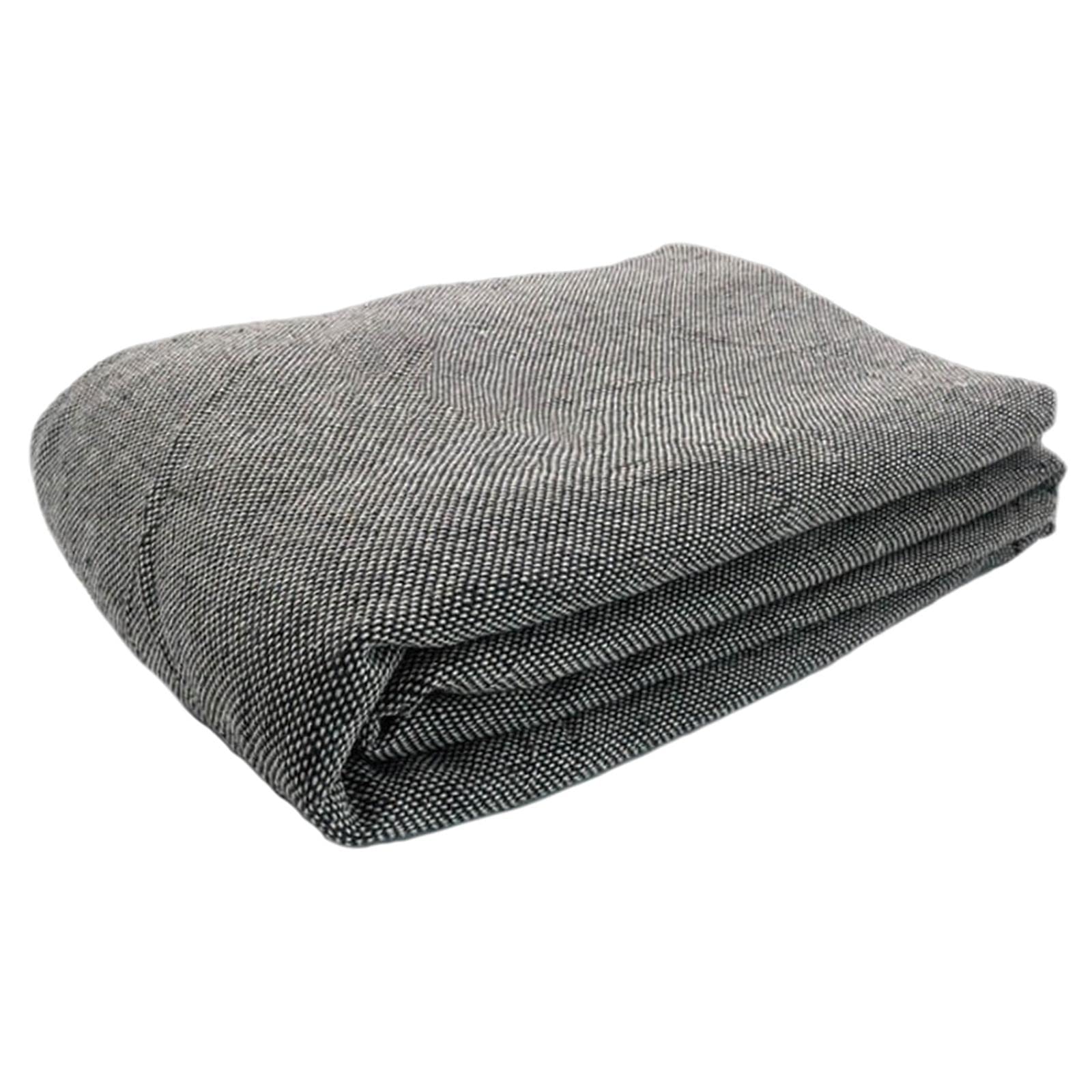 Sharplace rutschfest Teppich-Unterlage Tufting Tuch Unterstoff 1 x 5M, Tufting-Stoff für Teppiche, Filzstoff, Final Backing Cloth Rug Fabric Woven Tool, Teppichunterlage, Rückseite Stoff DIY, Grau
