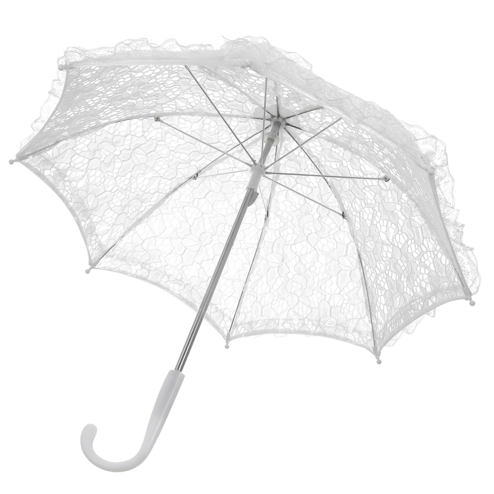 【パソッティ】新品未使用　レース模様 ホワイト日傘 パソッティ】新品未使用 レース模様 ホワイト日傘 - メルカリ