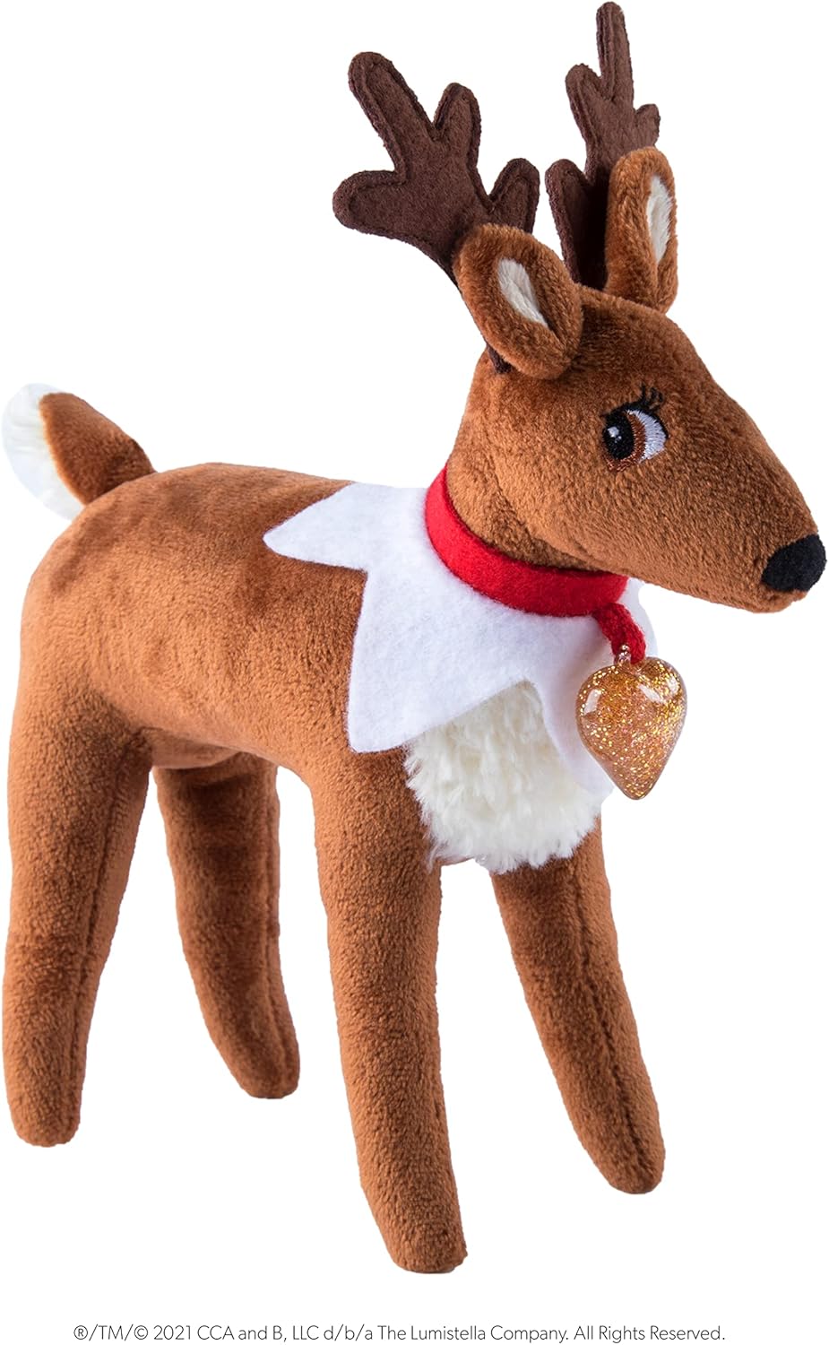Elf Pets: A Reindeer Tradition - Includes Beautifully Illustrated Hardbound Storybook, Huggable Elf Pet Reindeer Stuffed Animal with Golden Heart Charm and Official Adoption Certificate