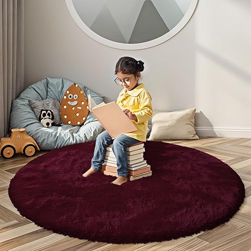 Miniatura 45 de Tapetes para sala de 6 x 9, tapetes de pelo largo grandes y suaves, tapete de área afelpado para dormitorio, decoración estética del hogar para Gris