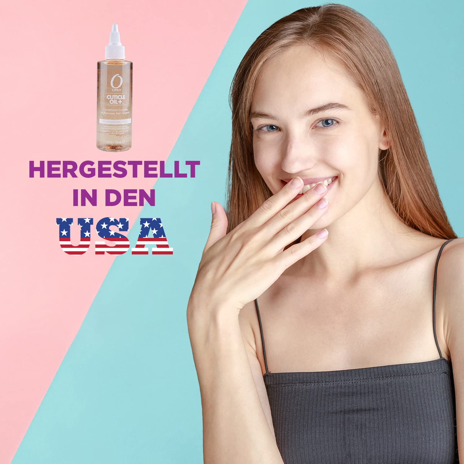 ORLY Cuticle Oil+ Cura cuticole, 118 ml, cura intensiva per unghie e cuticole, con estratto di fiori d'arancio e ciliegia, idrata, favorisce la crescita sana delle unghie