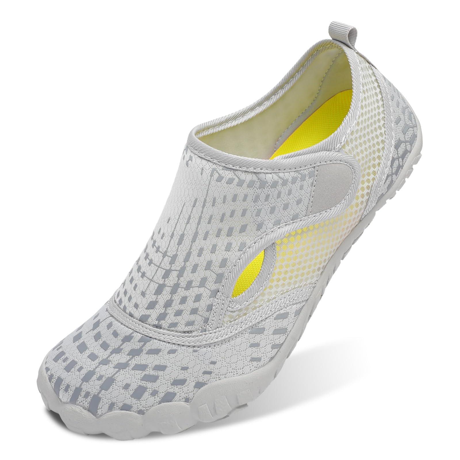 L-RUN Barefoot Water Shoes Women Mens Aqua Sock Athletic Hiking Water Sports Shoes for Swim Beach Pool Sand Diving Walking