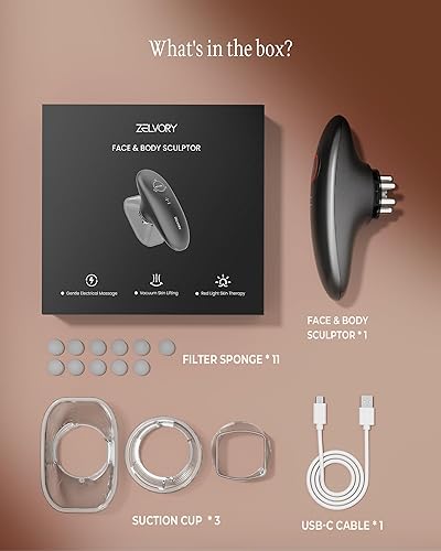 Miniatura 9 de Máquina de escultura corporal 3 en 1 para removedor de celulitis, herramienta eléctrica de masaje para piernas, vientre, estómago, brazos, grasa,