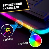 KLIM Cyclone laptop hűtőpad 5 ventilátorral, állvánnyal és maximális hűtéshez 5