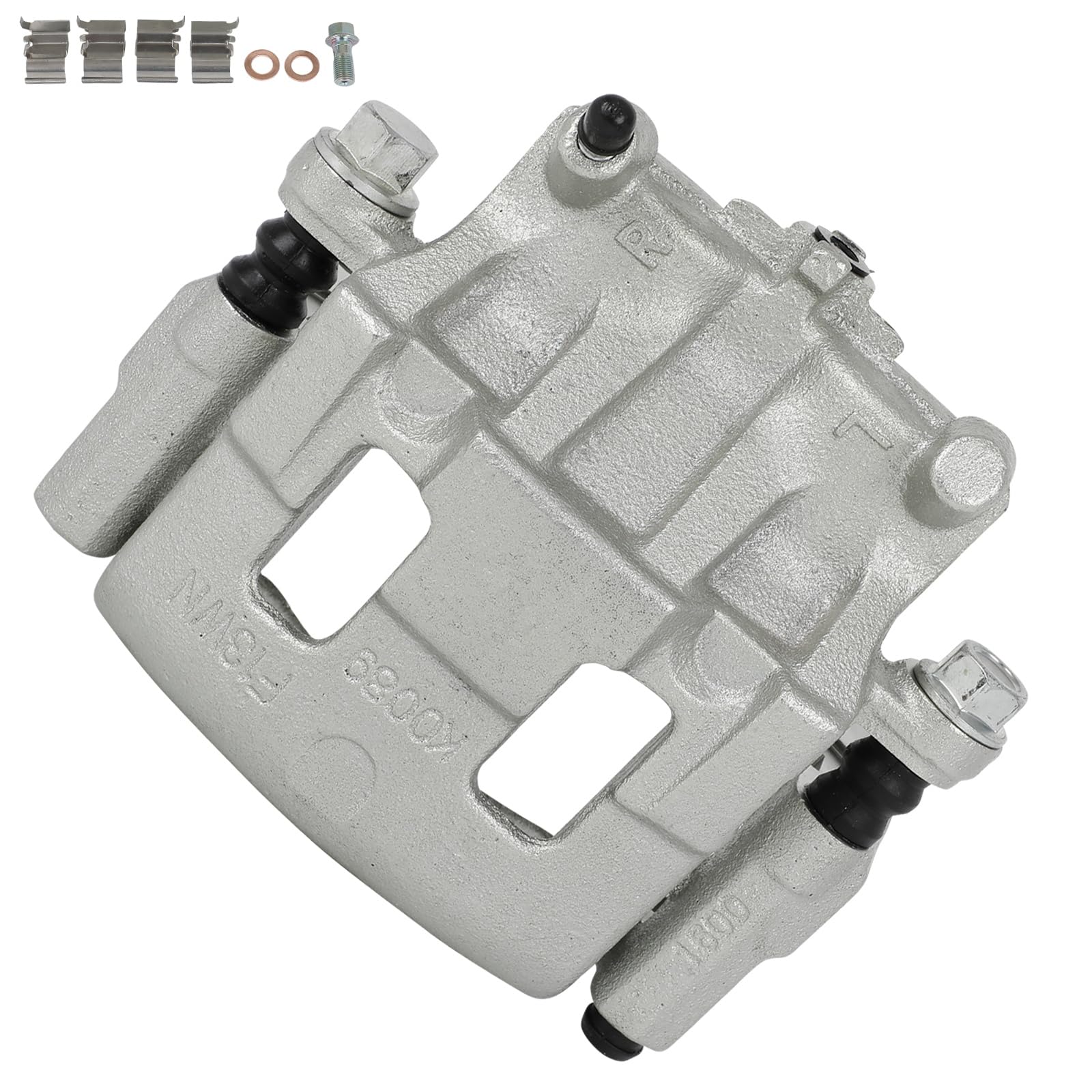 cciyu Front Right Brake Caliper Assembly w/Bracket 18B5027