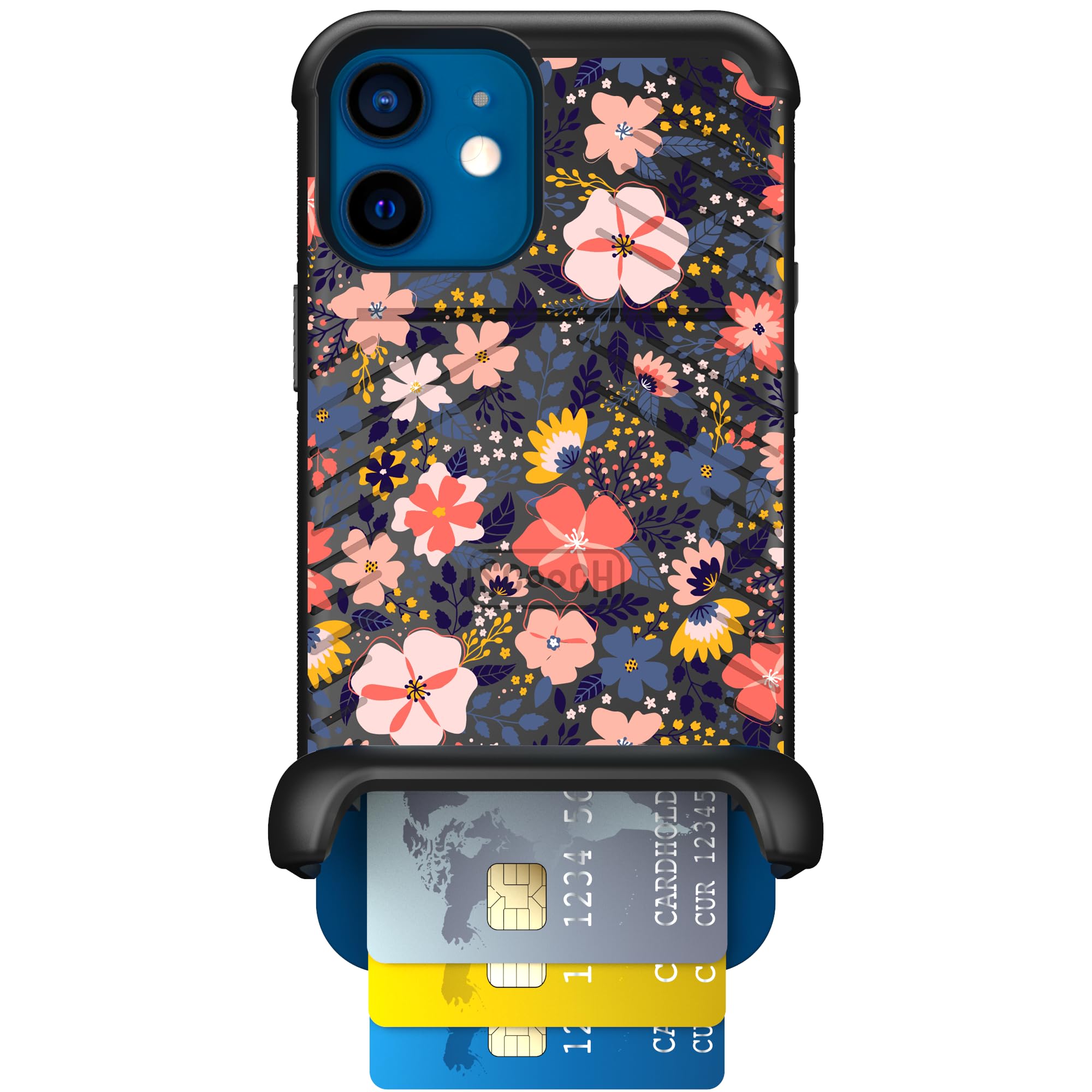 Amazon.com: Scooch for iPhone 12/12 Pro Case with Card Holder, Wingmate Wallet Case with Hidden Card Slot and RFID Protection for 3 Cards, 10-Foot Drop Protection, Wildflowers : Cell Phones & Accessories Amazon.com: Scooch for iPhone 12/12 Pro Case with Card Holder, Wingmate Wallet Case with Hidden Card Slot and RFID Protection for 3 Cards, 10-Foot Drop Protection, Wildflowers : Cell Phones & Accessories