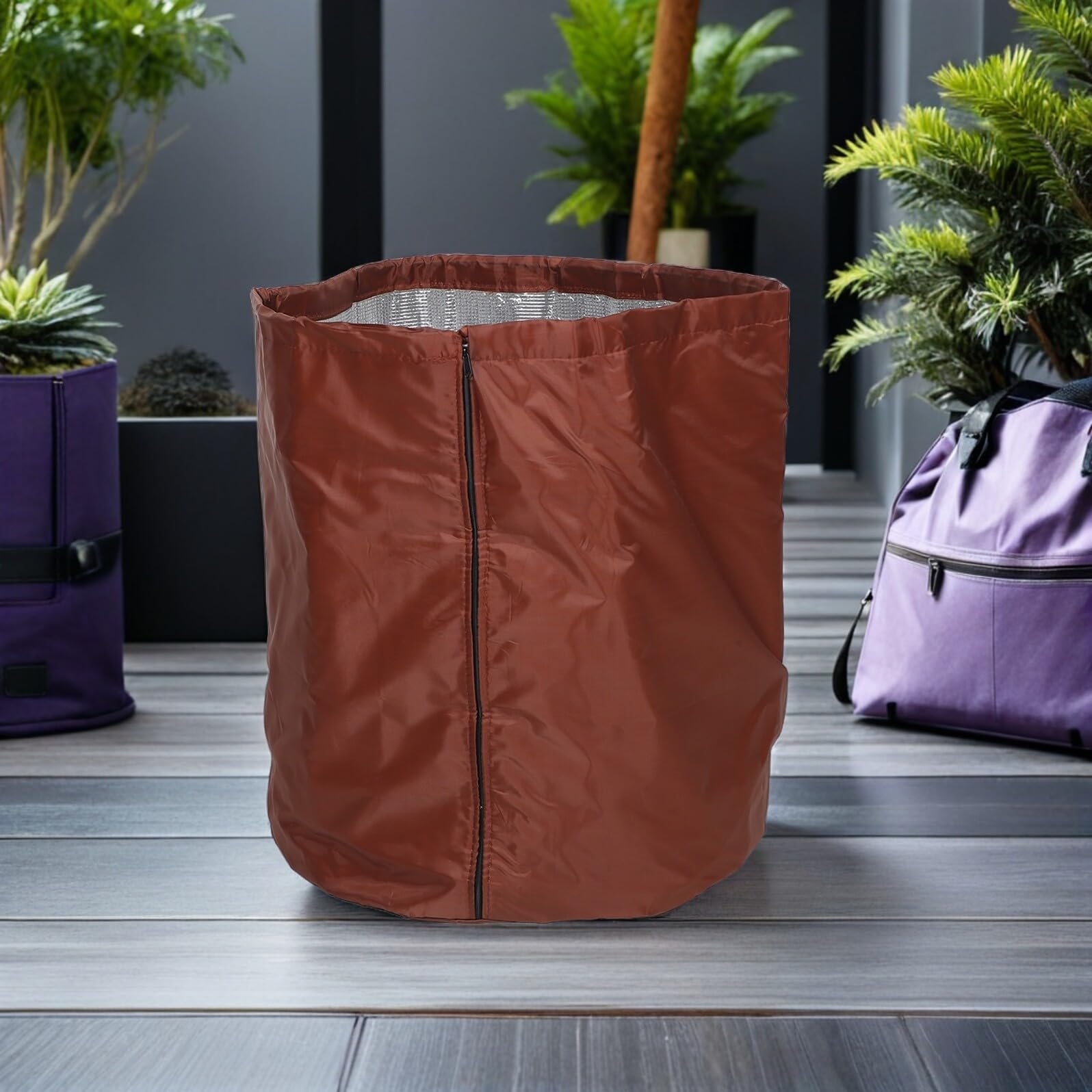 Copertura Termica per Piante da Giardino in Oxford Khaki