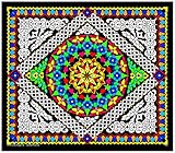 Geo Spectacular - 23x20 Fuzzy Velvet Coloring Poster
