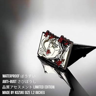 KOZUKI JoJo Enamel Pin - White - Modern - Unisex - 1 Count