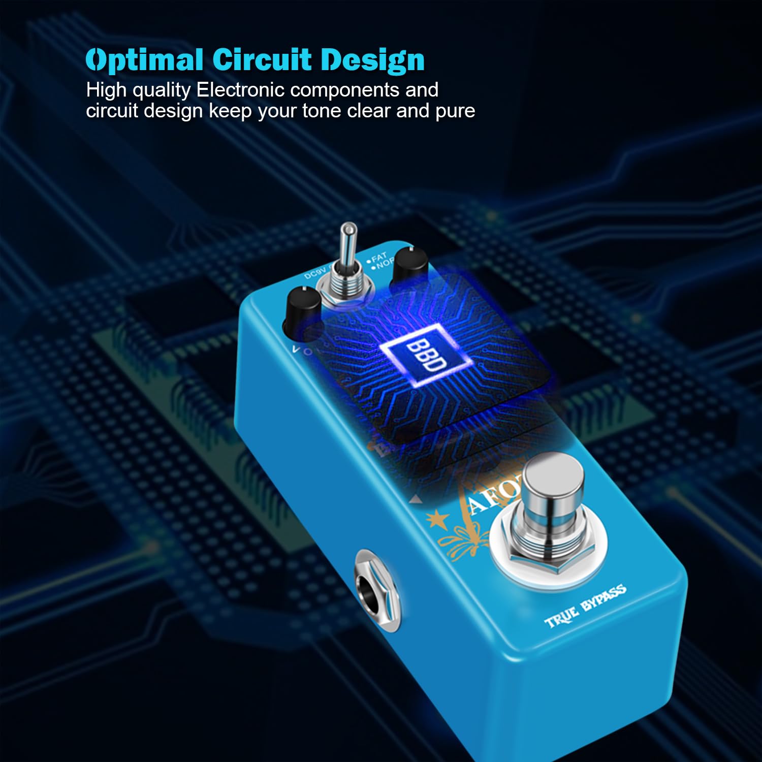 Amazon.com: AFOT Overdrive Guitar Pedal, Blues Driver Guitar