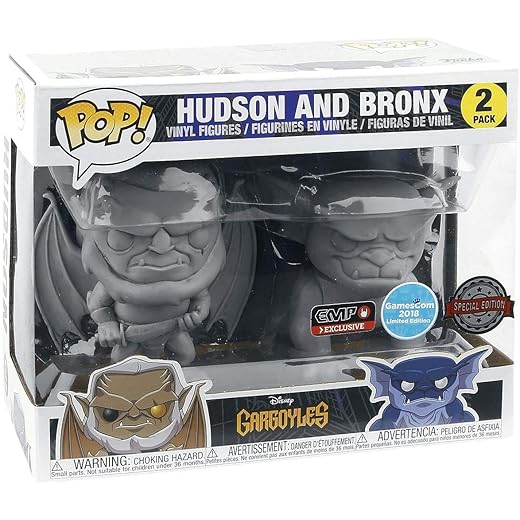 Funko Pop! Gargoyles Stone Hudson And Bronx 2 Pack Exclusive