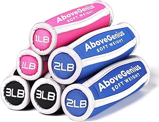 Hand Weights Set for Women & Men, 3 Pair of Hand Weights (1/2/3 LB) Included, Soft Dumbbell Walking Weight Sets with Hand Strap for Running, Jogging and Physical Therapy (3 Pair of (1/2/3 LB) Hand Weights)