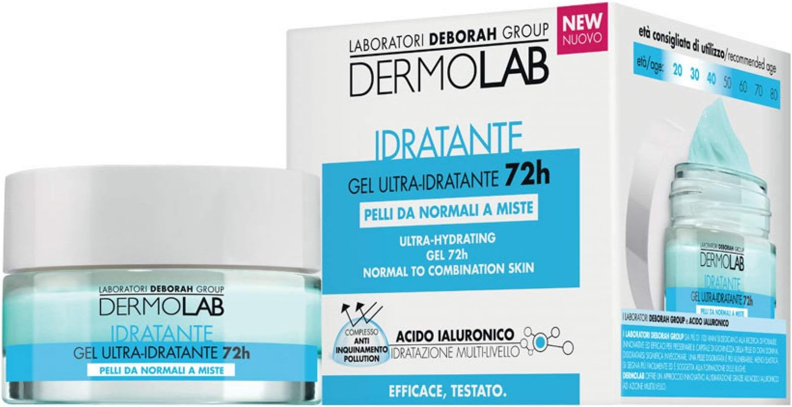 Ultra-Moisturizing Gel Dermolab 72 H 50 Ml