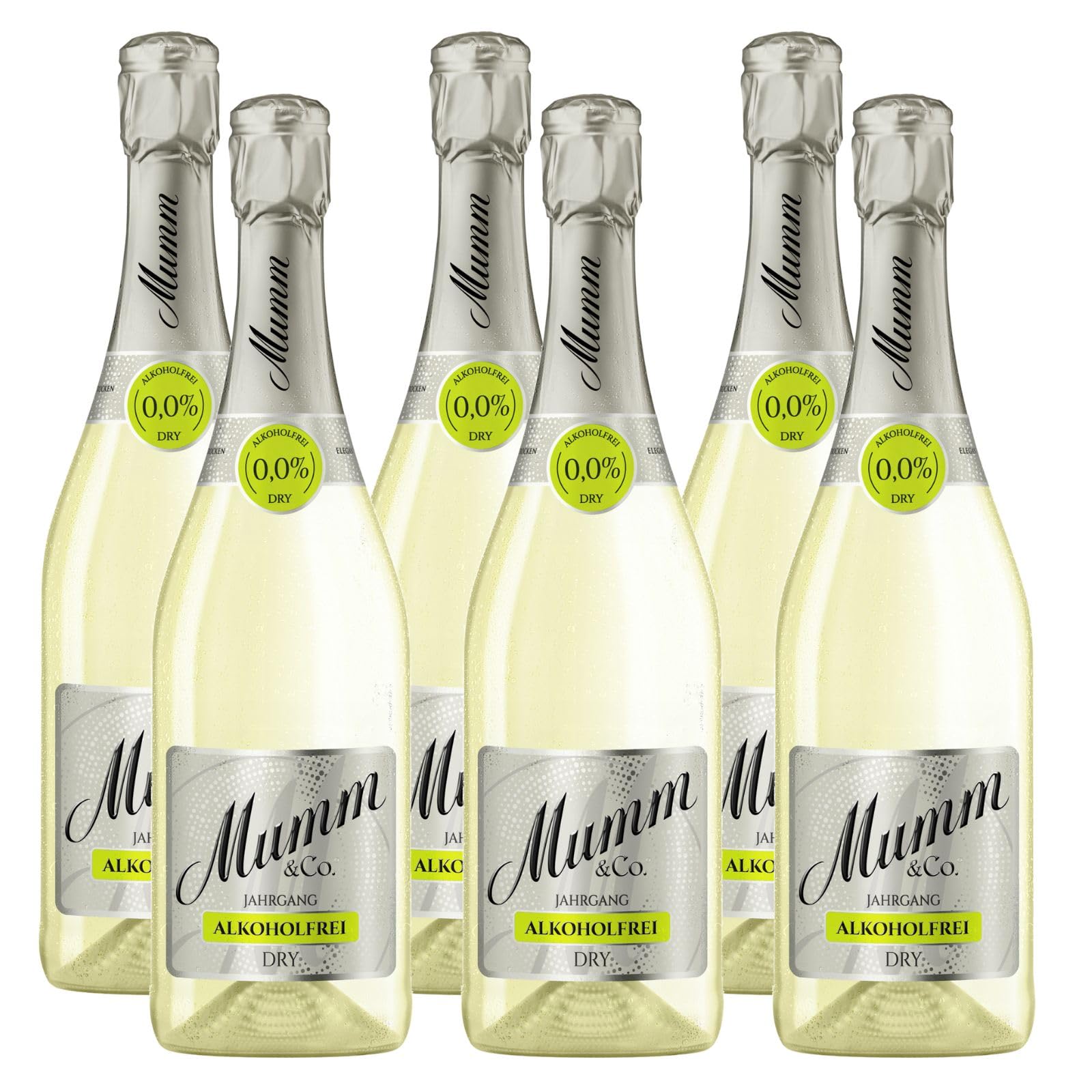 Mumm Dry Alkoholfreier Jahrgangssekt 0,0% vol. (6 x 0,75l)