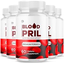 Blood Pril Capsules, Blood Pril Wellness Support Pills 5-Pack 300 Capsules