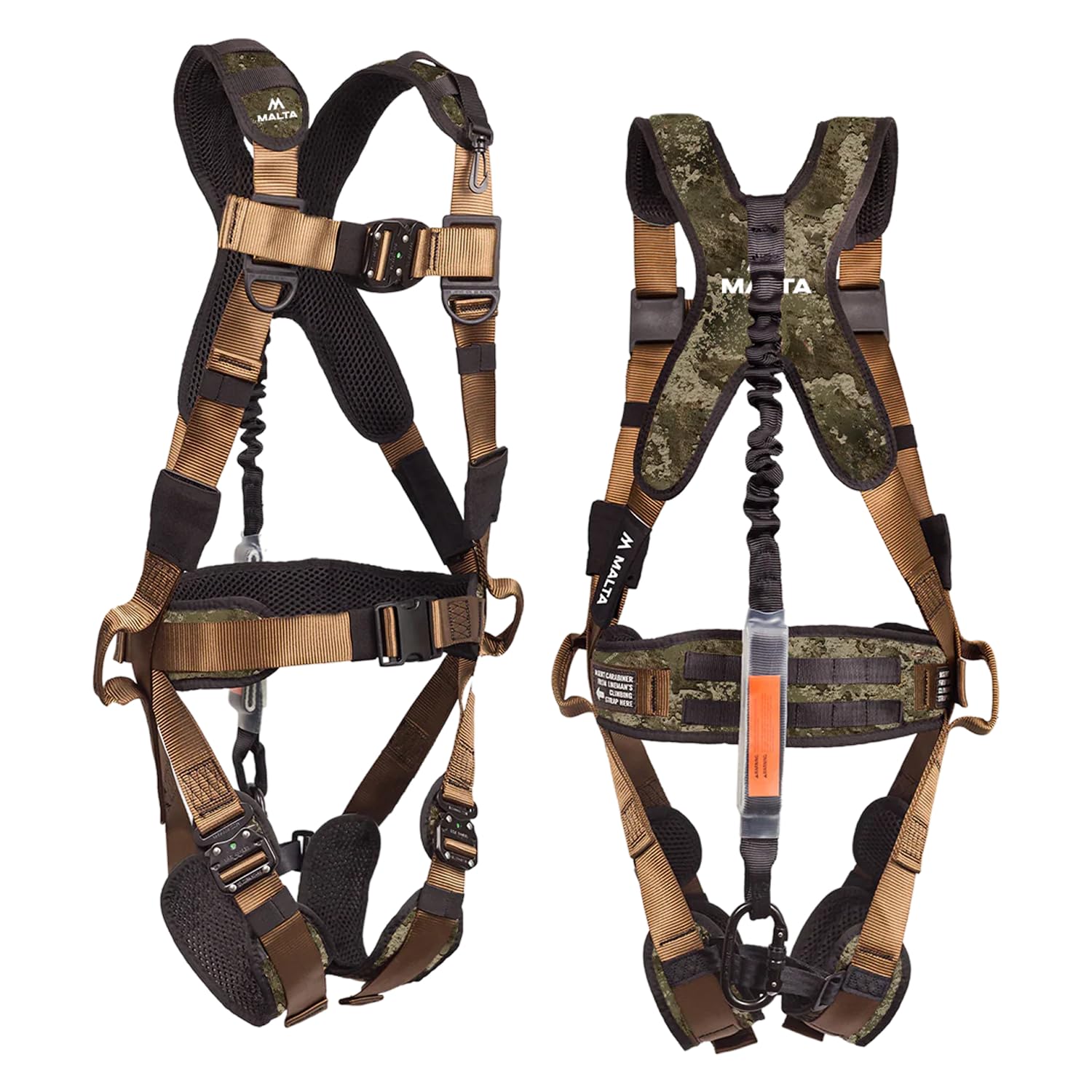 Malta Hunter's Elite Hunting Harness Set - Tree Stand Harness &amp; Accessories