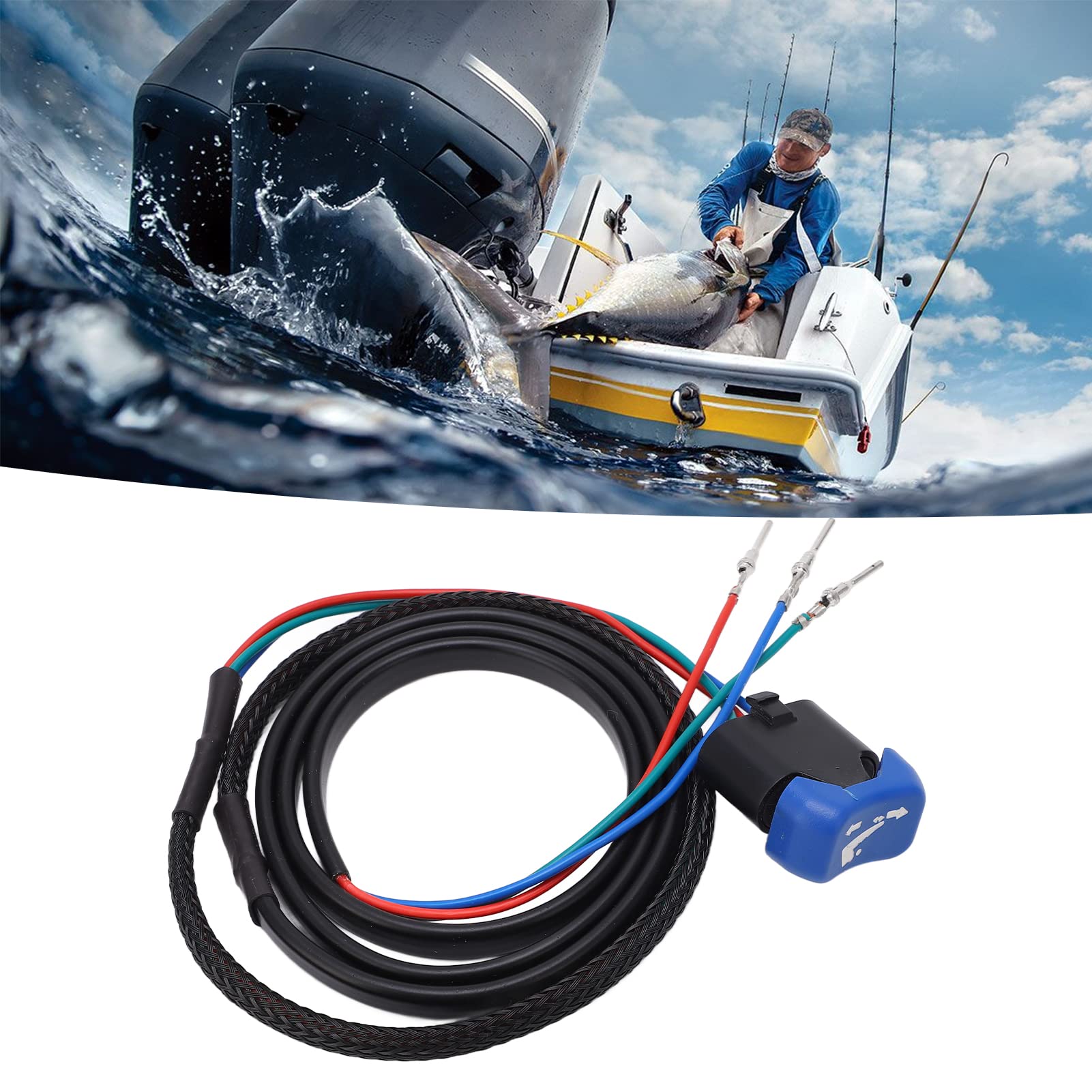 EBTOOLS Power Trim Switch Assembly 5006358 Replacement for Johnson Evinrude Outboard Control Box