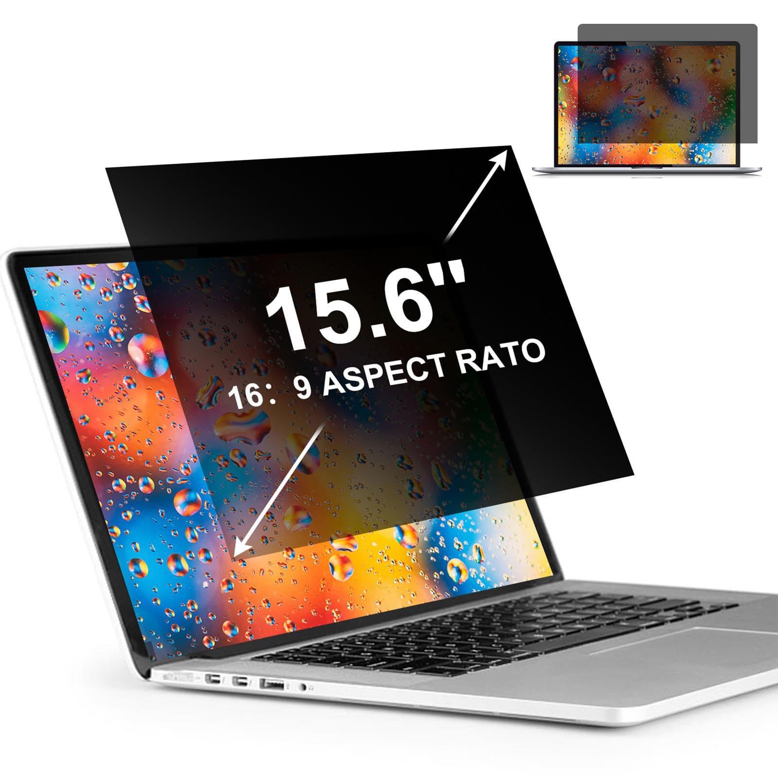 Filtro de pantalla de privacidad para laptop, protector de pantalla para monitor de computadora, filtro de pantalla antirreflectante para laptop, protector de pantalla para portátil con revestimiento
