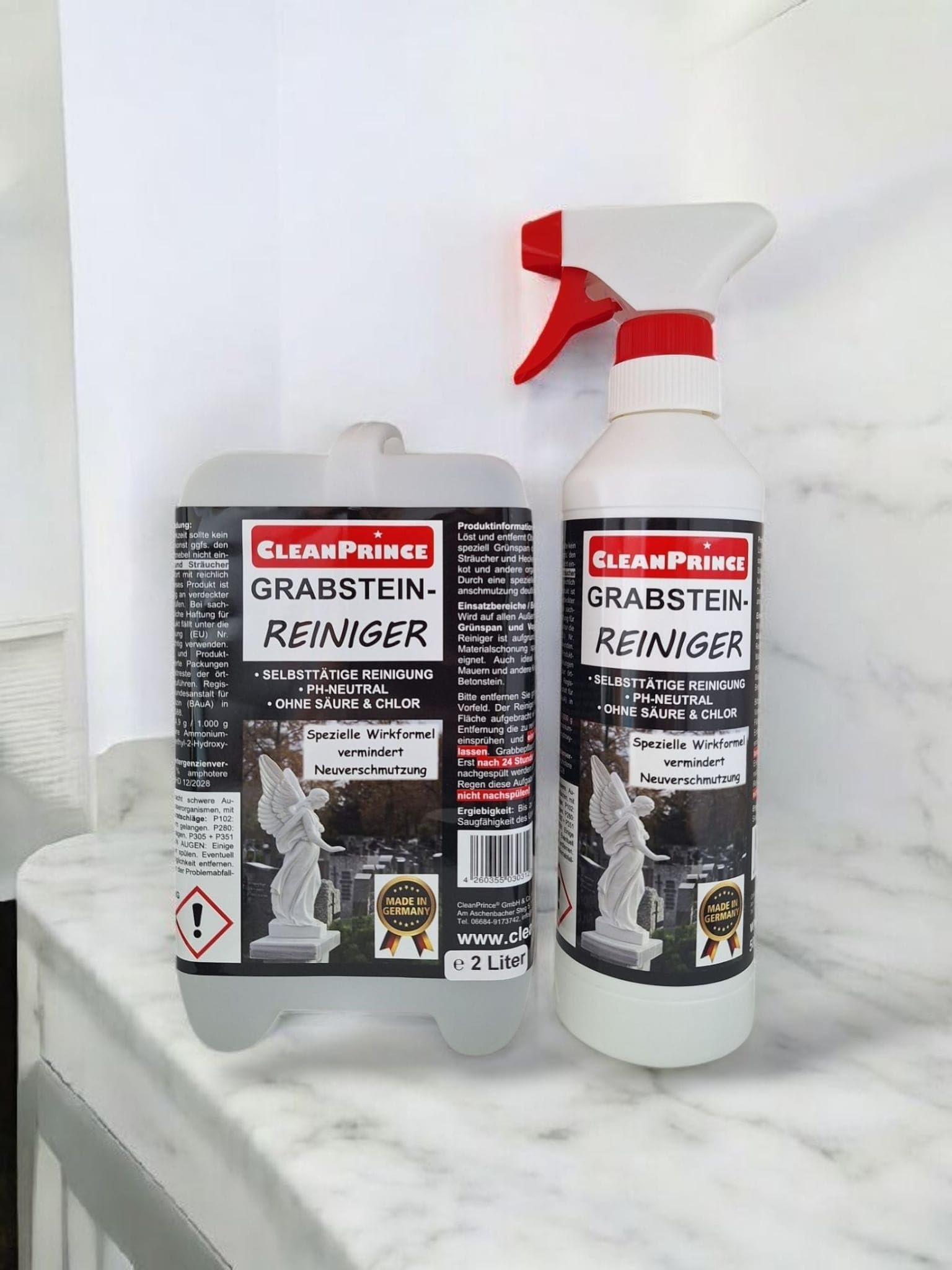 Cleanprince Detergente Pietra Tombale 2.500 ML Anti Muschio Solvente Alghe