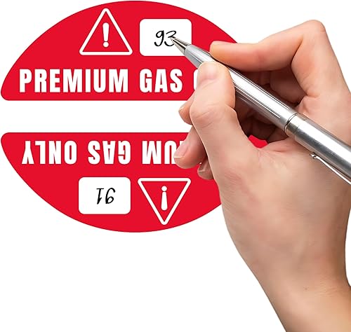 Miniatura 8 de Fuel Stickers - Adhesivo E85 para tapa de gasolina, para tapones de combustible en vehículos de flotas, camiones, camionetas, calcomanías
