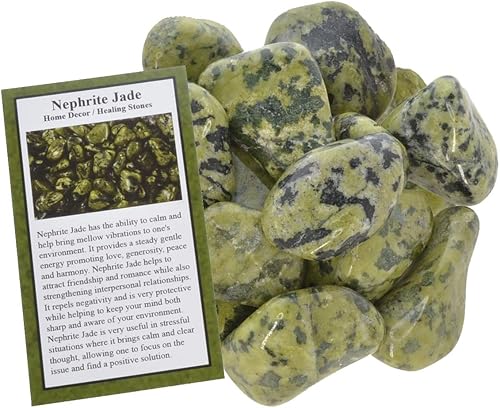 Miniatura 8 de Materiales de las gemas hipnóticas piedras secas, 3 grados y 7 tamaños. Piedras naturales pulidas a granel. Suministros para Wicca, Reiki, curación