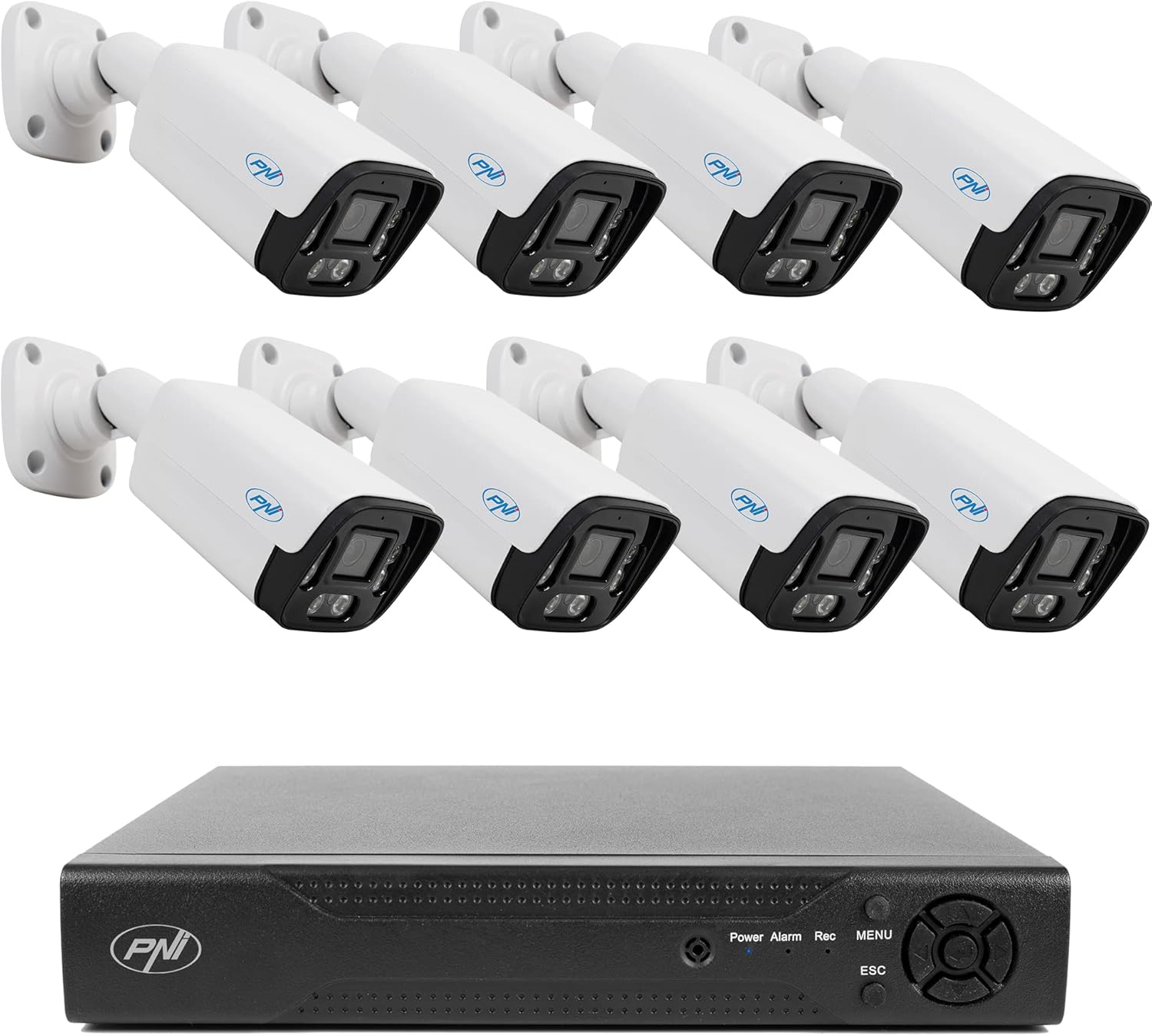 Camera Supraveghere Video PNI IP125 Cu IP, 5MP, H.265, ONVIF, De Exterior Si Interior IP66 Detectie Umana Detectie Miscare A232713894