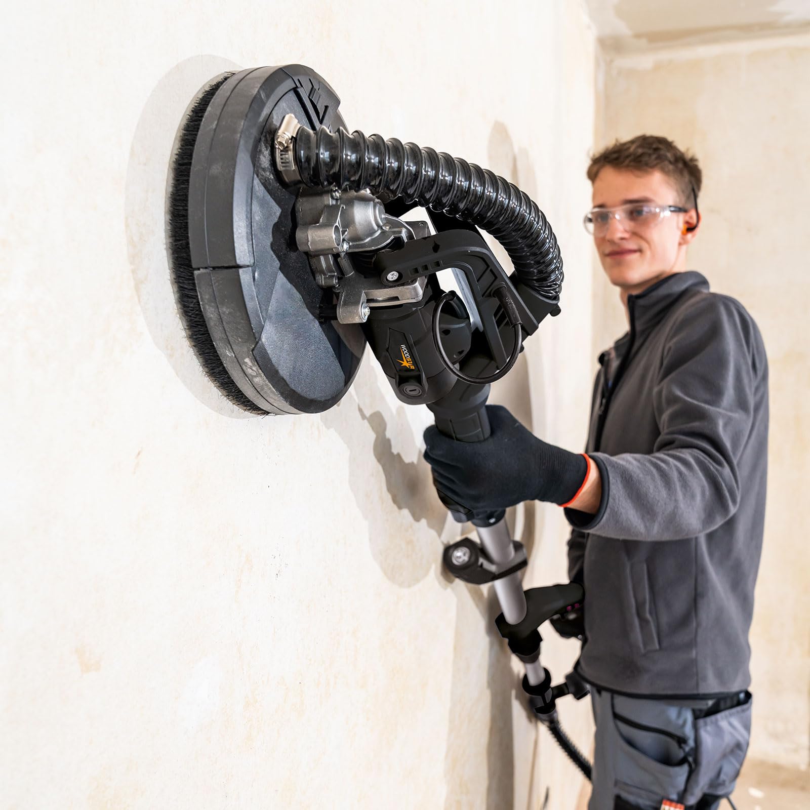 Woodster Wand -& Deckenschleifer DWS90x Langhalsschleifer mit 710W Leistung