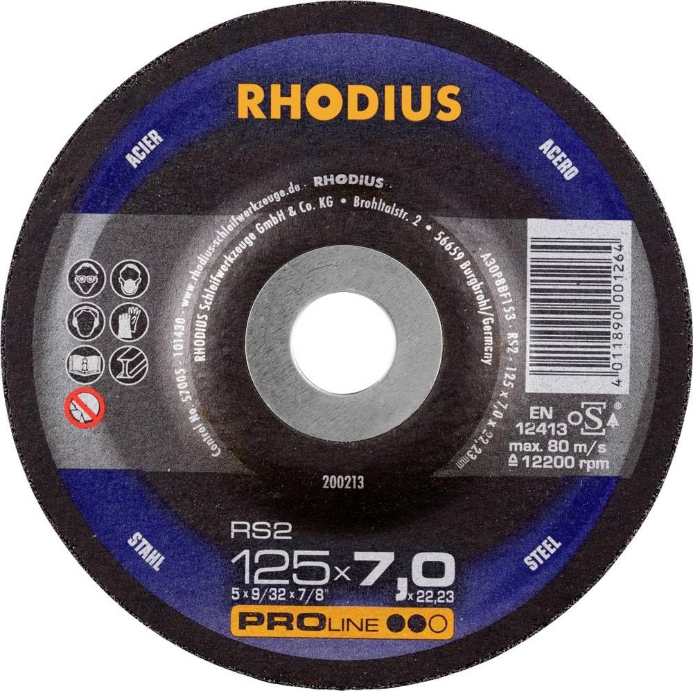 Disque à ébarber RS2 X-LOCK, 125 x 6,0 x 22,23, VE : 10