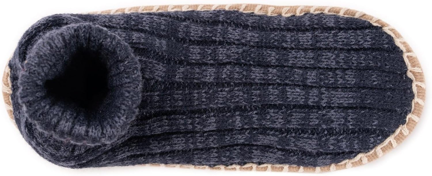 MUK LUKS Men's Cuff Bootie Slipper