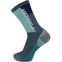 Merrell Moab Speed Crew Socks 1 Pair, Denim Blue, Mens 9-12 / Womens 10-13