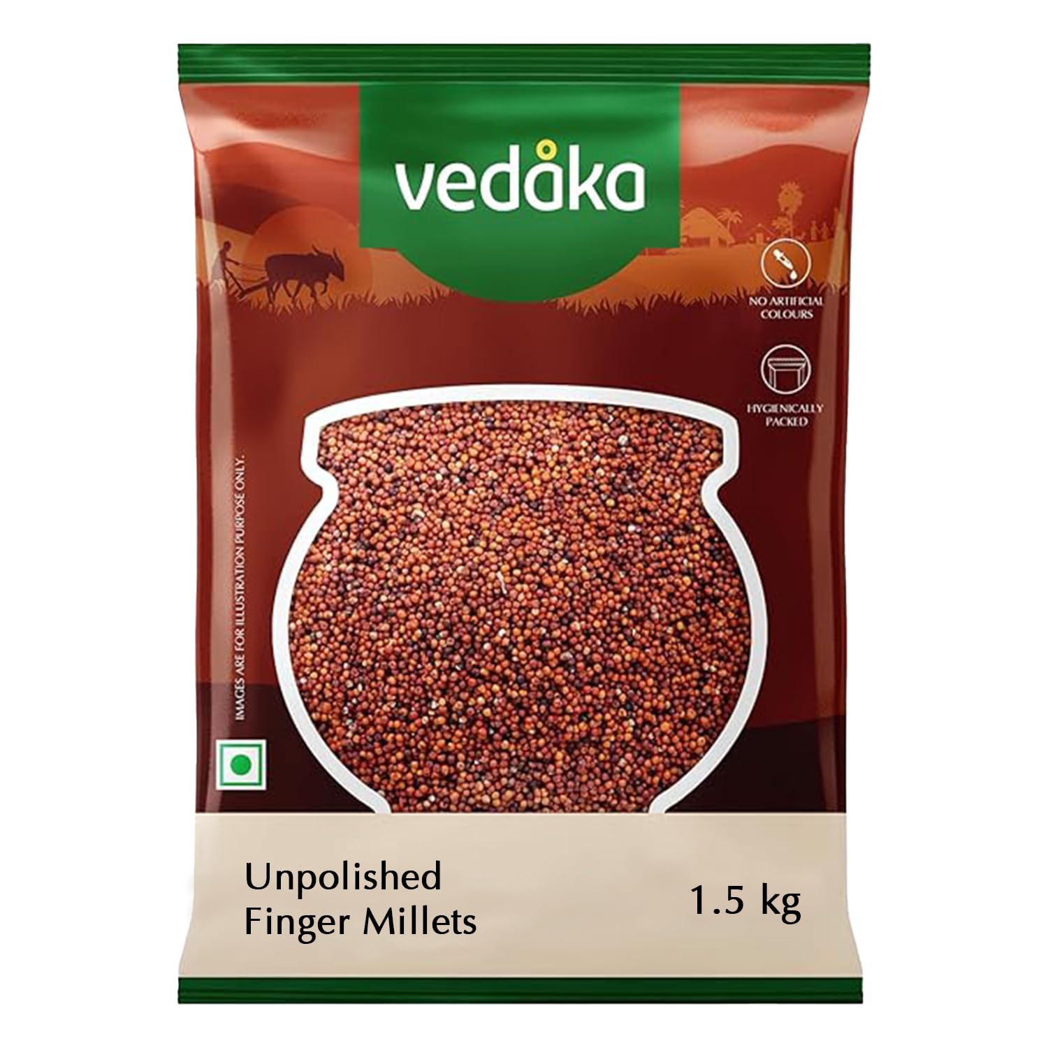 Amazon Brand - Vedaka Unpolished Finger Millets | 1.5 Kg | Ragi/Mandua/Kezhvaragu/Mandia/Taidalu/Kodra/Ragula/Nachni-picture-15