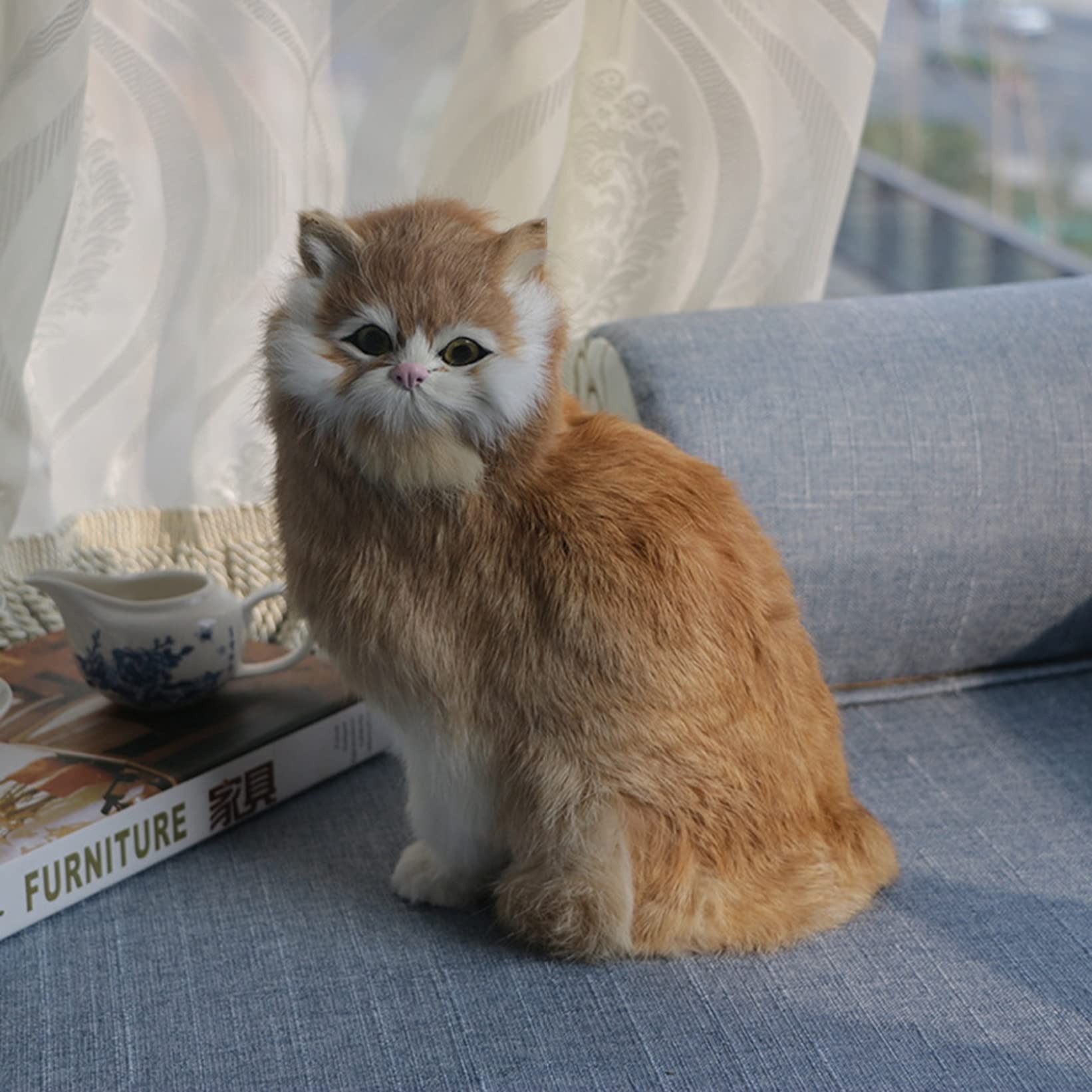Amazon.co.jp: 三毛猫 リアルねこ 猫ぬいぐるみ ペルシャ 手作り 動物 