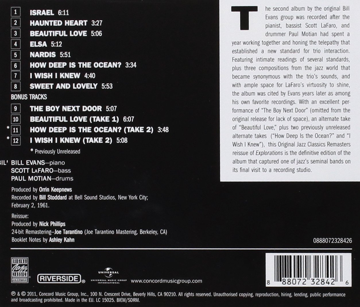 Explorations (OJC Remasters)