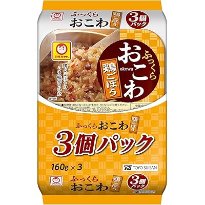 マルちゃん ふっくらおこわ 鶏ごぼう (160g×3個パック×8袋) パックごはん おこわ (鶏肉と昆布の旨味/レトルト) レンジで簡単調理 まとめ買い 東洋水 …
