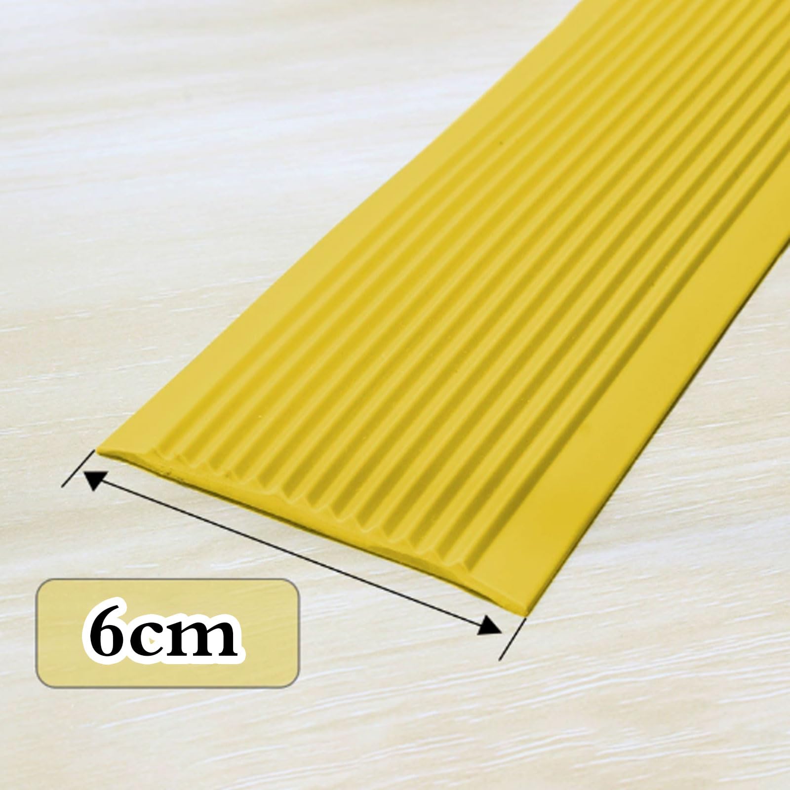 Borde de Escalera de Tira Protectoras,Protector de Borde de Escalera Antideslizante,Perfil de Esquina para escaleras,Fácil de Instalar,para hospitales,escuelas,guarderías.
