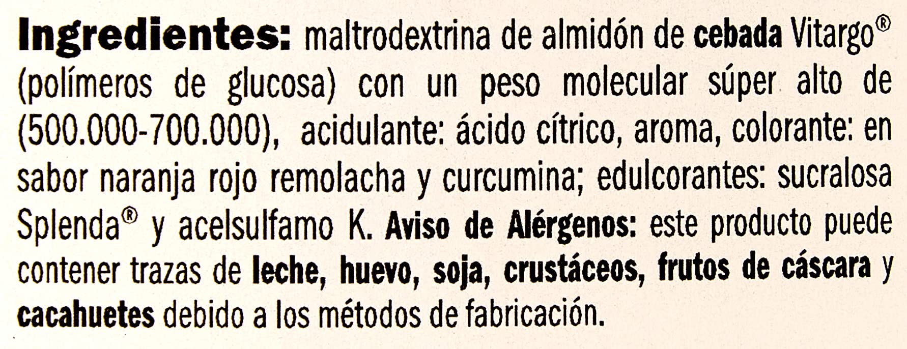 AMIX - Carbohidrato Rápido - Vitargo Load - Carbohidrato para Aumentar la Masa Muscular - Complemento Deportivo Para Atletas de Élite - Sabor Naranja - 2 KG