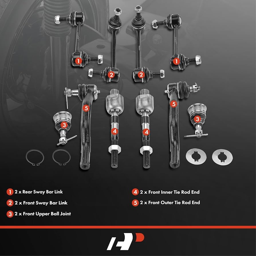 Amazon.com: A-Premium Set of 10, Front Upper Ball Joint, Inner