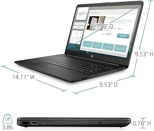 Miniatura 3 de HP Computadora portátil, pantalla HD de 15.6 pulgadas, procesador Intel Pentium Silver N5030 de 4 núcleos, memoria de 32 GB, SSD de 1 TB, cámara