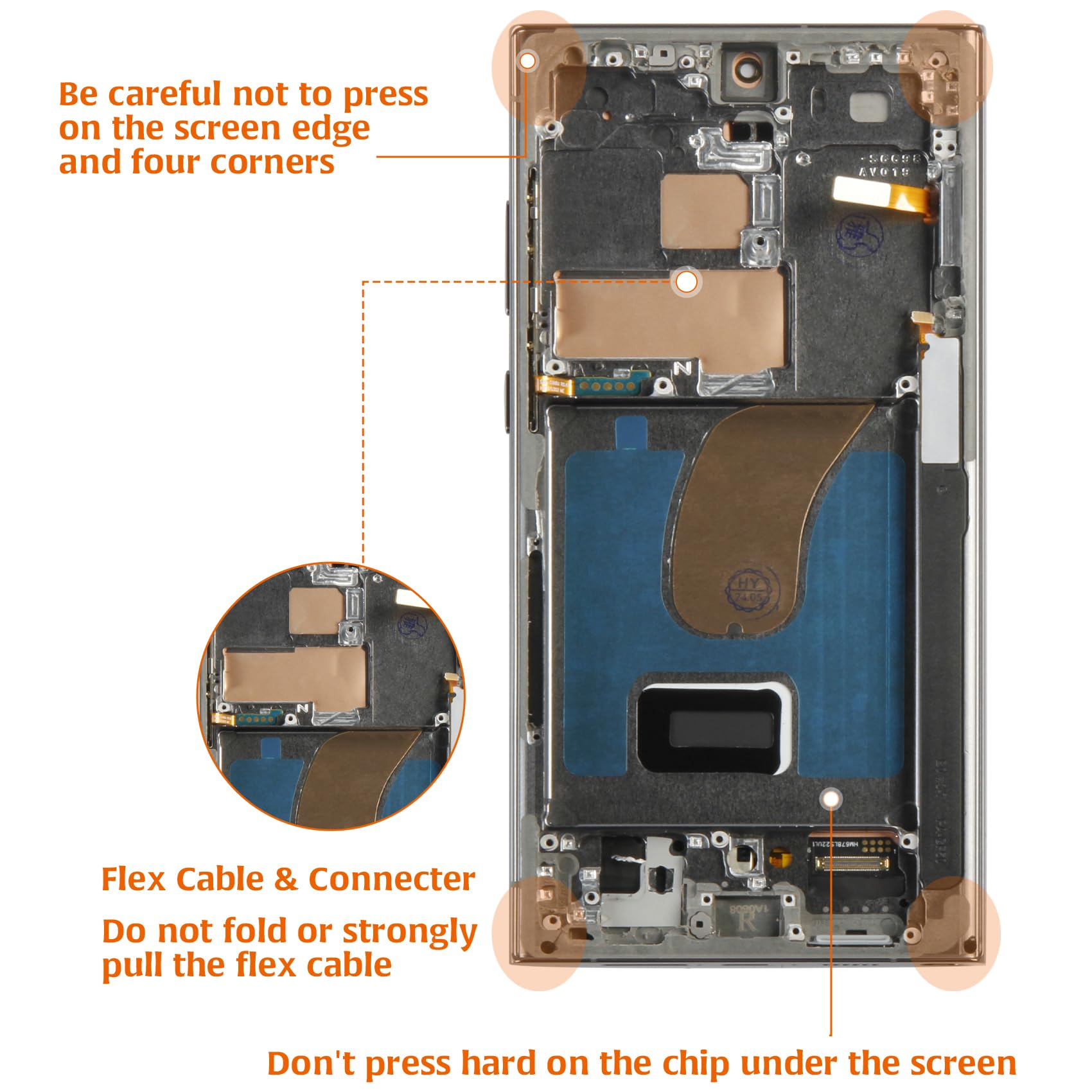 Amazon.com: Olivechard for Samsung Galaxy S23 Ultra 5G S918 6.78