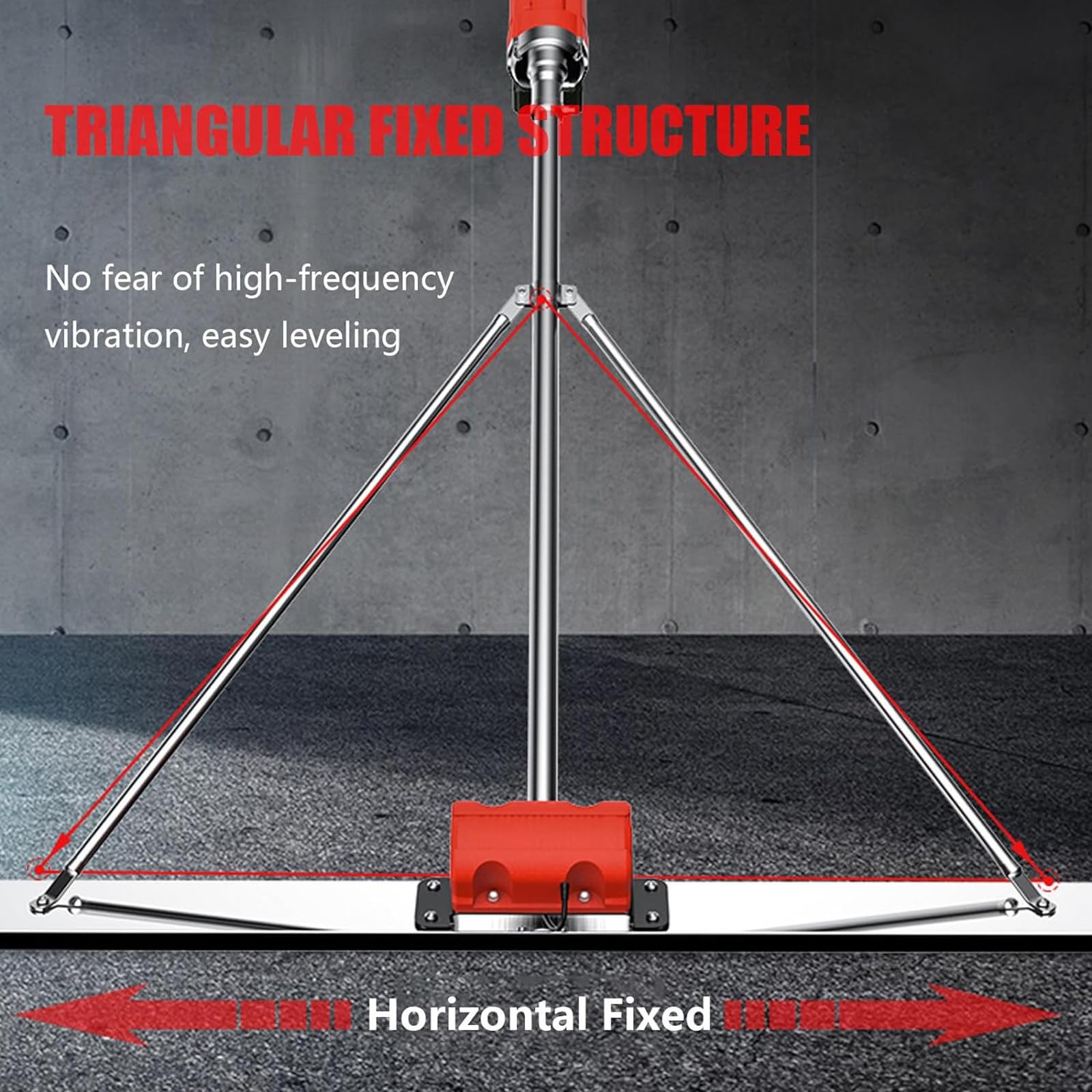 ALSUP Concrete Screed Vibratory Kit Concrete Finishing Tool With